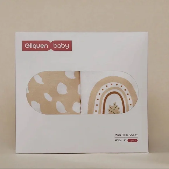 NWT Baby Universal Mini Crib Pack N Play, Fitted Playard Sheet, Autumn, 38"x26" - Picture 6 of 8